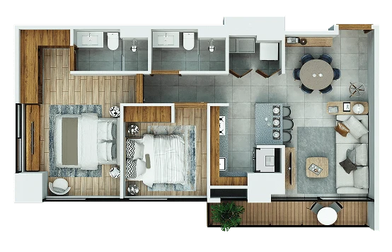 Tipología - Modelo Alba