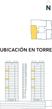 Ubicación en Torre - Modelo Bela II
