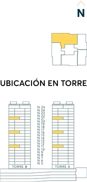 Ubicación en Torre - Modelo Ciara II