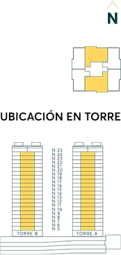 Ubicación en Torre - Modelo Ciara