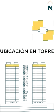 Ubicación en Torre - Modelo Denea