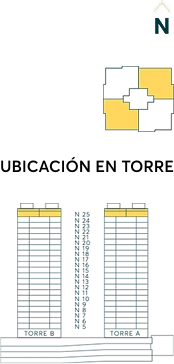 Ubicación en Torre - Modelo Ella